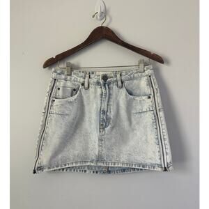 One Teaspoon Vanguard Jean Skirt with Side Zipper size 26
